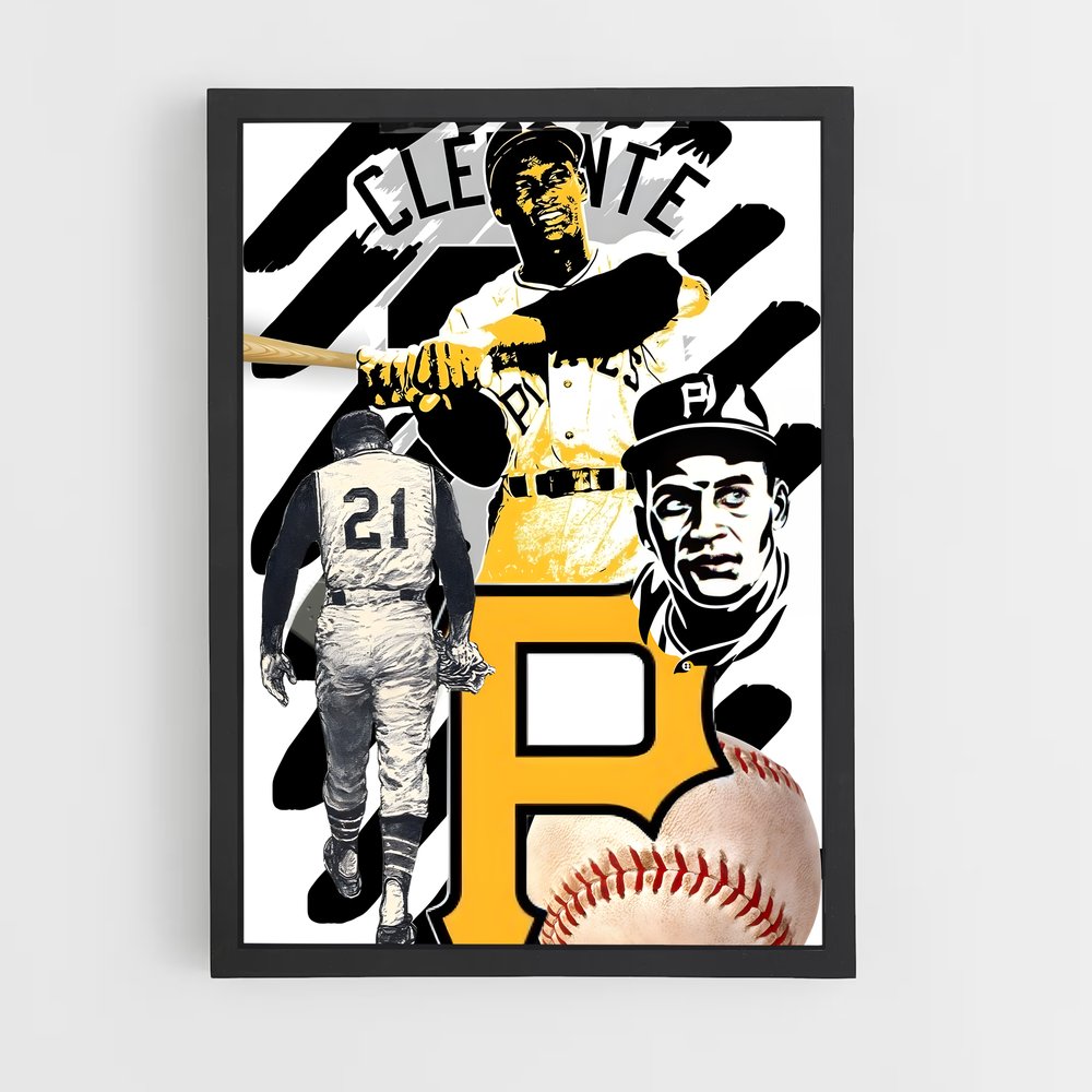 Poster Pittsburgh Legends – affiche Baseball (vue 2)